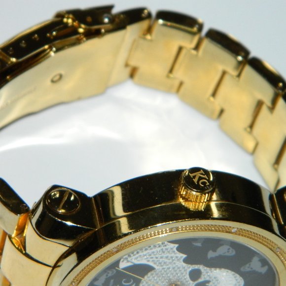 Techno.com by KC Rare Unique 2015 Men's Watch with Diamond Bat Skull Head - Picture 8 of 15